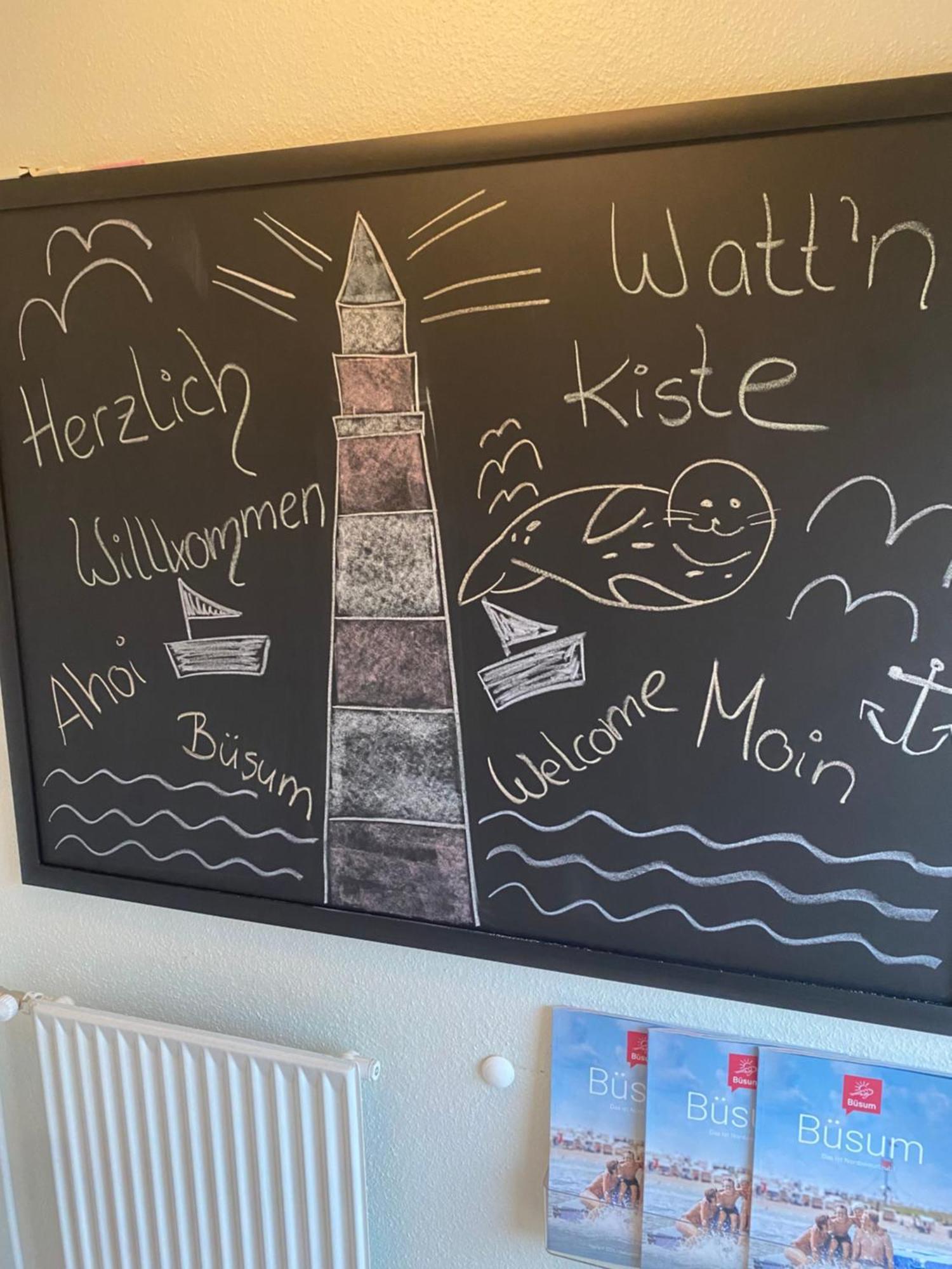 Ferienwohnung Wattn Kiste Ahoi Buesum Exterior foto